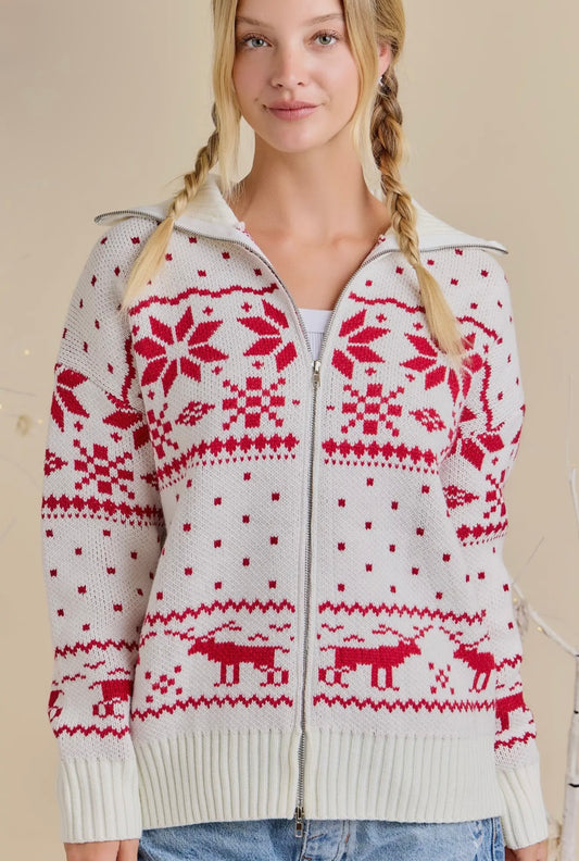 Frosthaven Knit Zip-Up