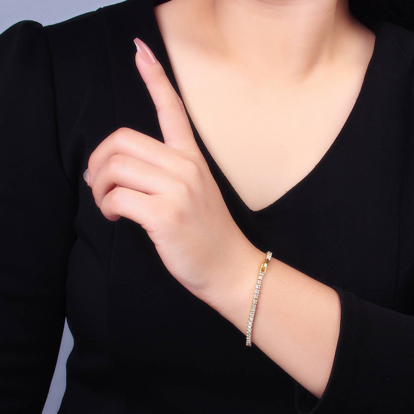 Éclat tennis Bracelet