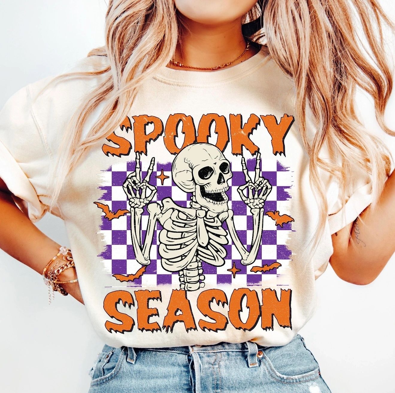 Spooky SZN Skeleton T- Shirt