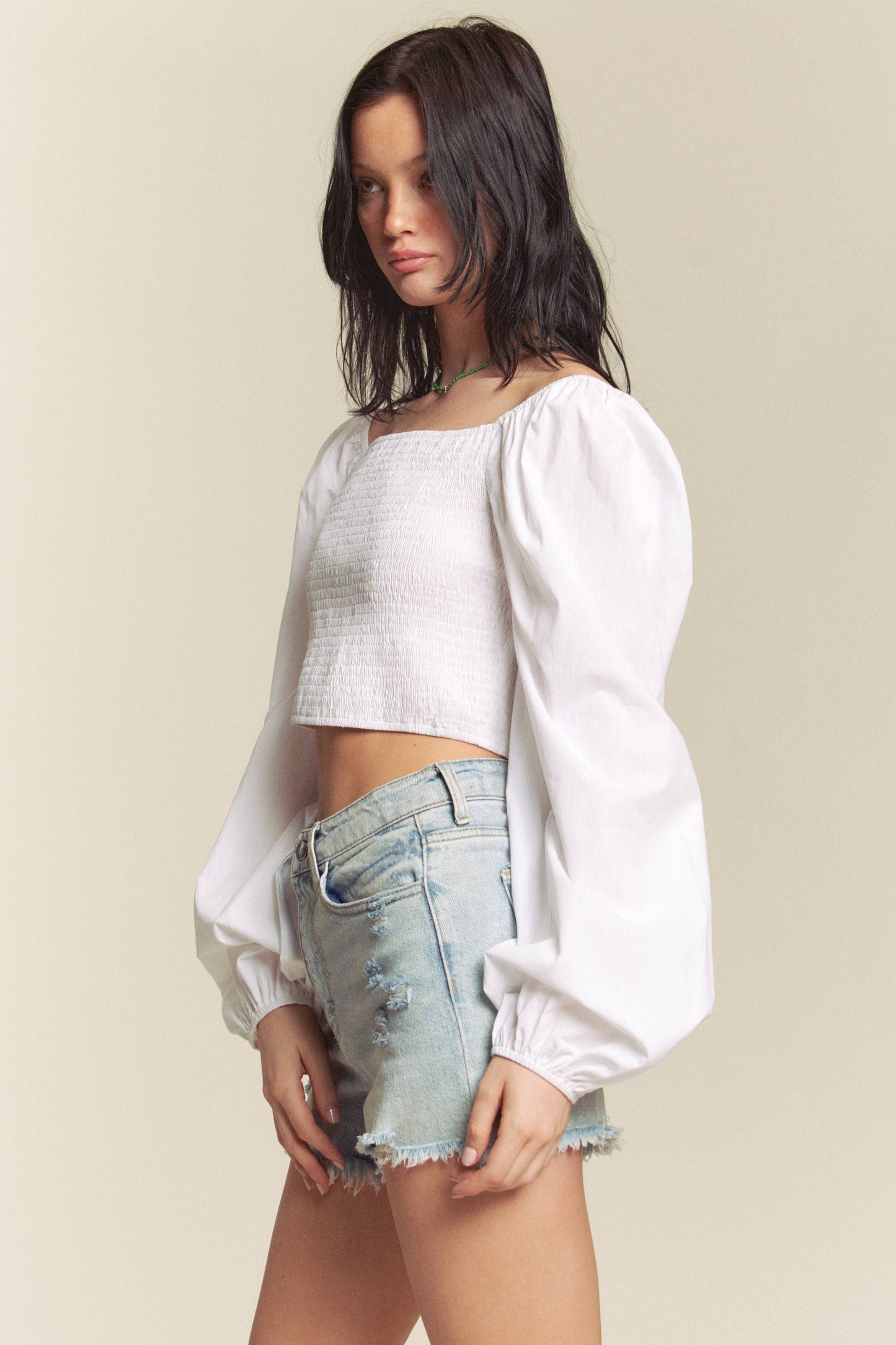 The Ivory Whisper Blouse