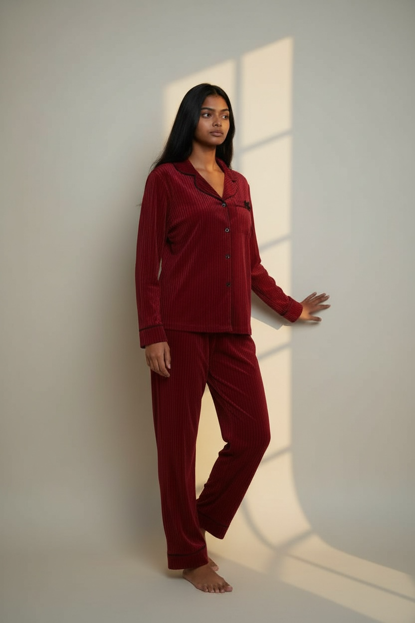 Velvet Night Pajama Set
