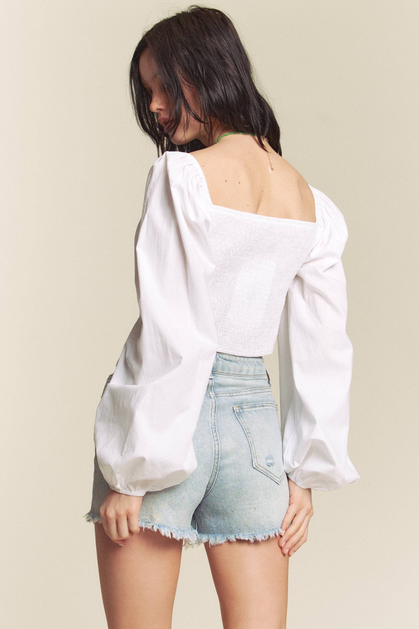 The Ivory Whisper Blouse