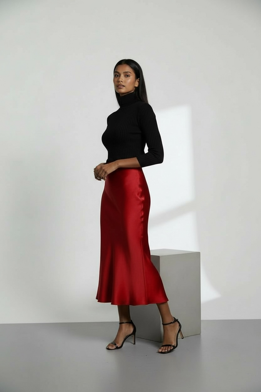 Amour Silhouette Midi Skirt