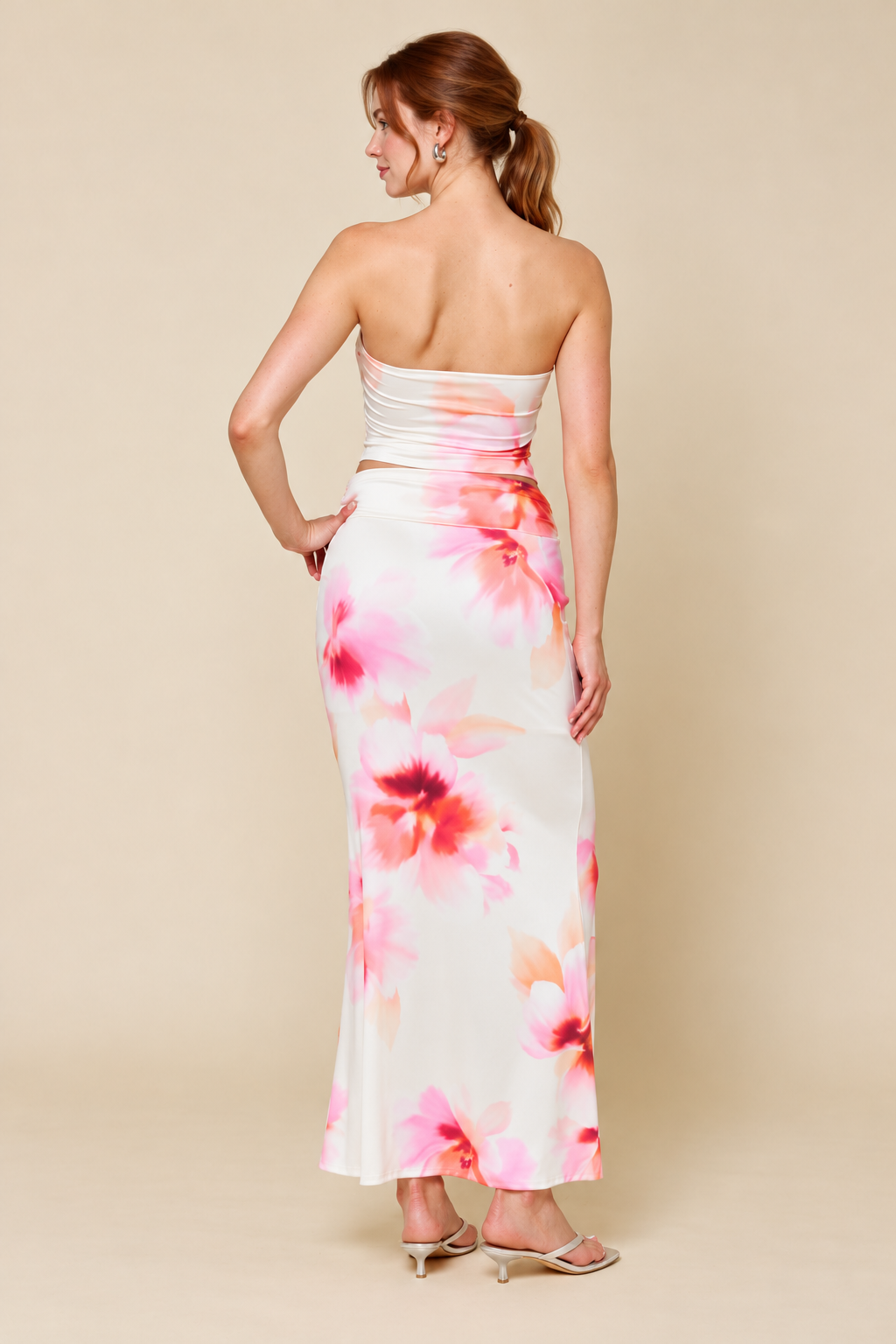 Juliette Watercolor Floral Skirt Set