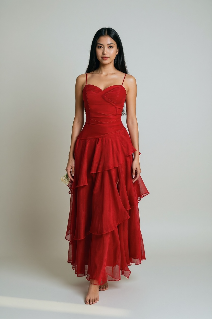 Crimson Rêverie Dress
