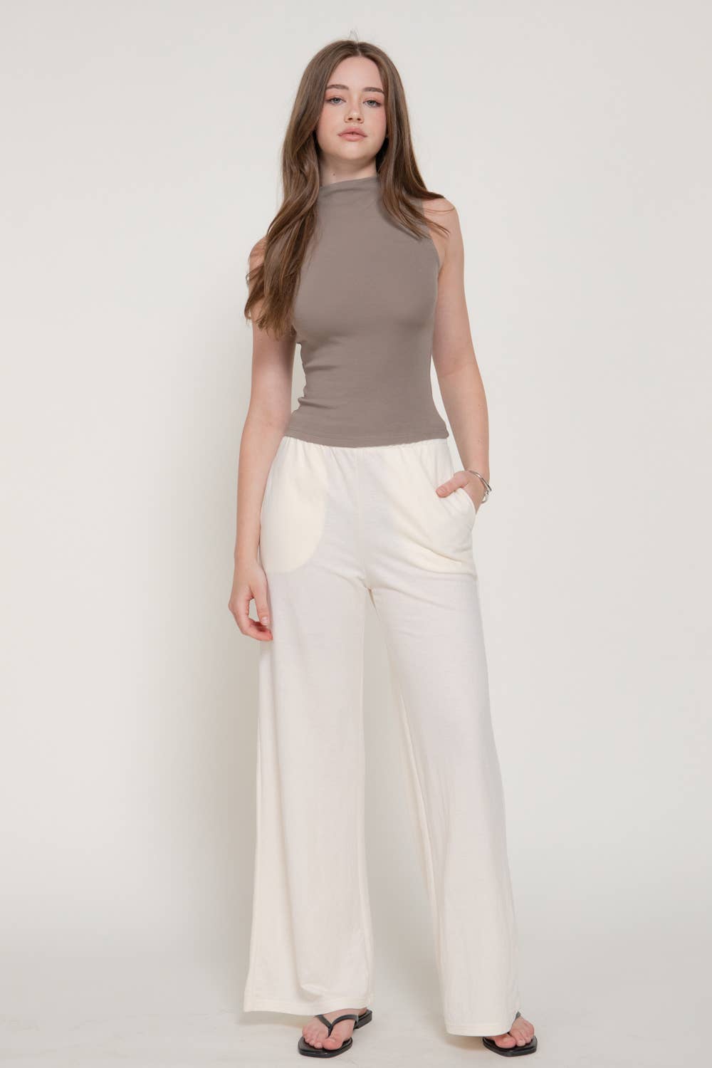 The Nior Mock Neck Tank
