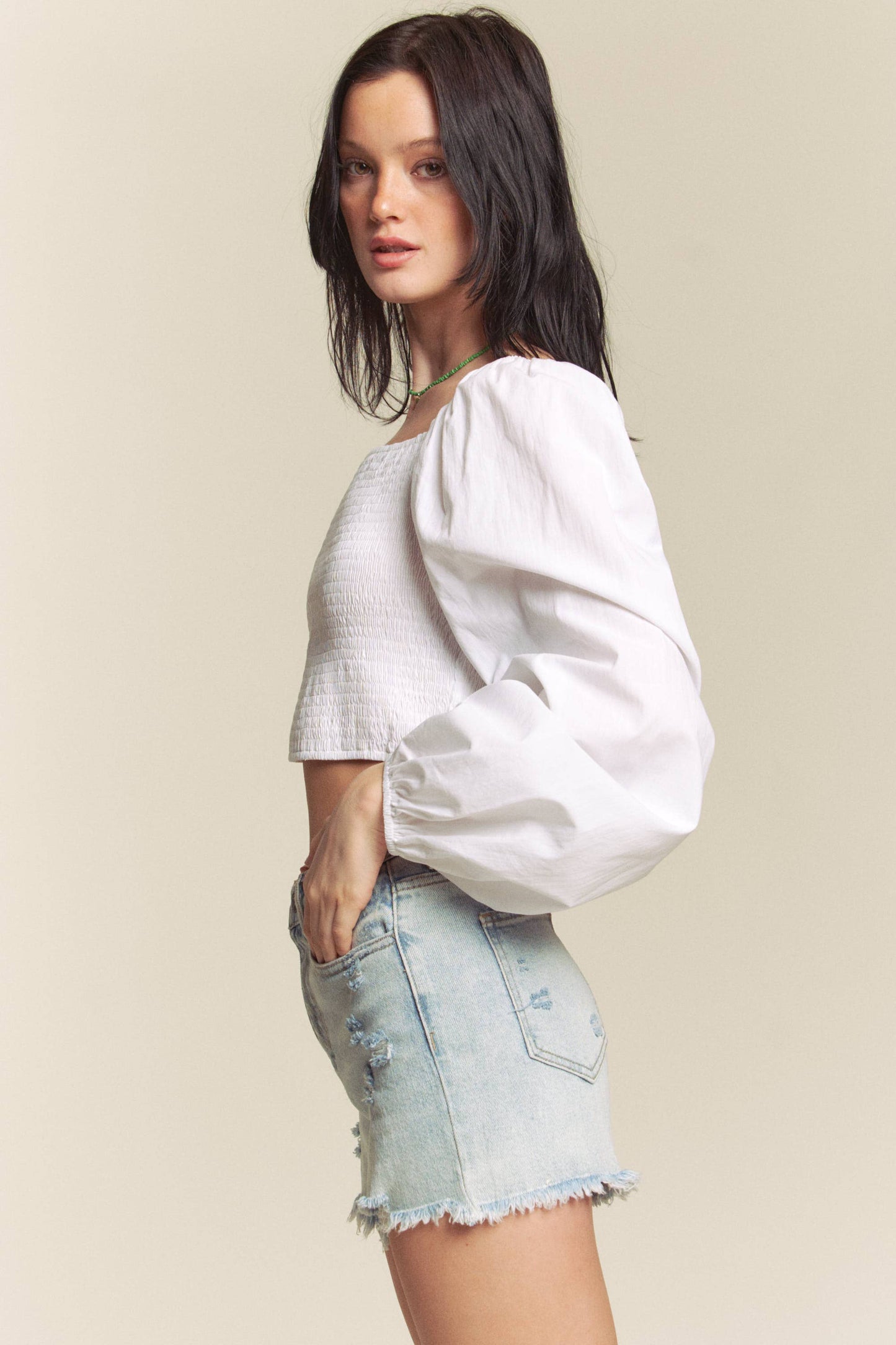 The Ivory Whisper Blouse